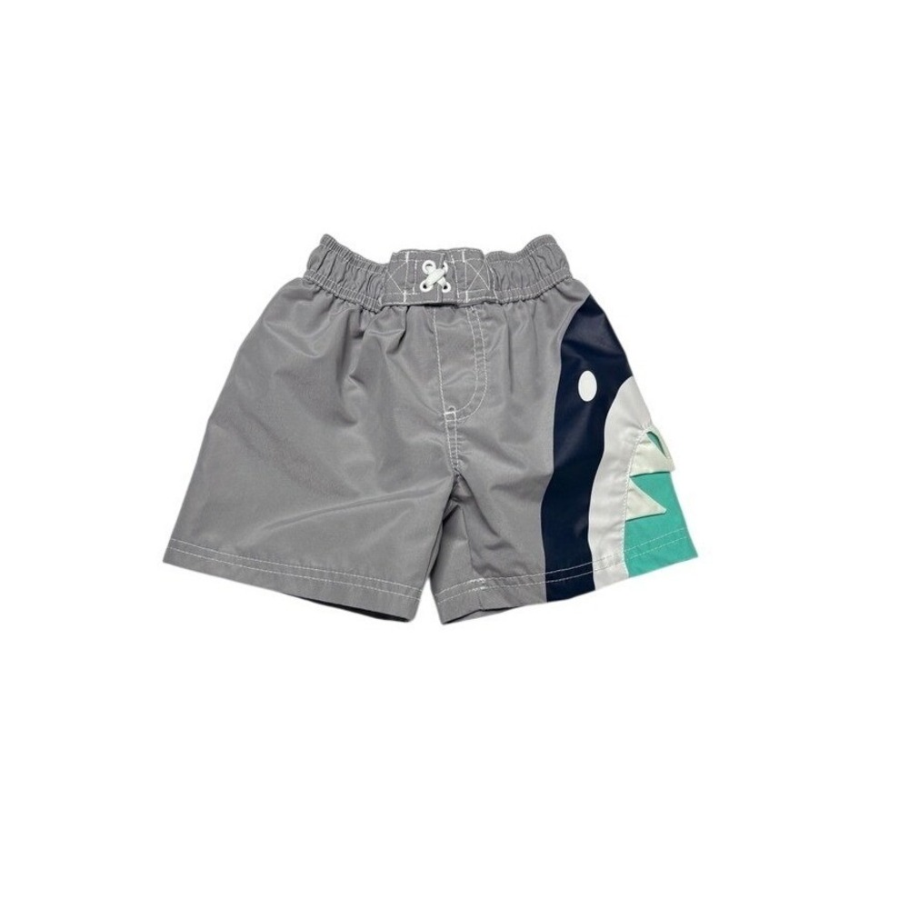 Wippette Shark Gray Swim Shorts Trunks 18 Months‎ Toddler Vacation